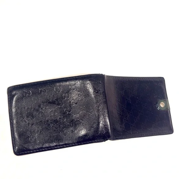 Gucci Men's Green Leather Wallet MADE IN ITALY - Picture 3 of 8